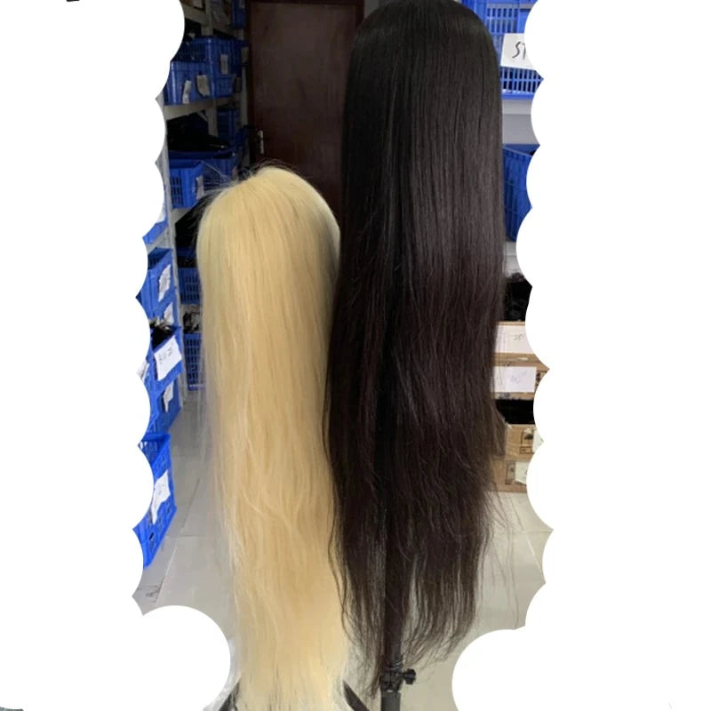 Brazilian Straight 40 Inch  13x4/13x6  HD Lace Frontal Wigs - Alcoholic Hair