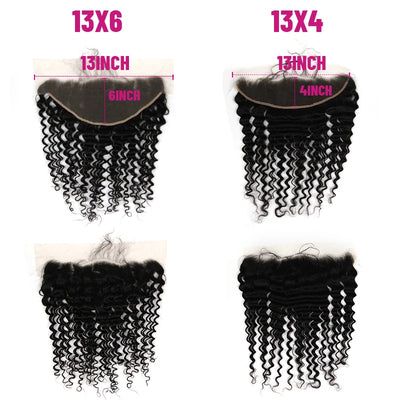 Berrys Fashion Hair Deep Wave 13x6 Invisible HD Lace Frontal Fast Shipping 3-4Days Small Knot Natural Hairline PrePlucked - Alcoholic Hair