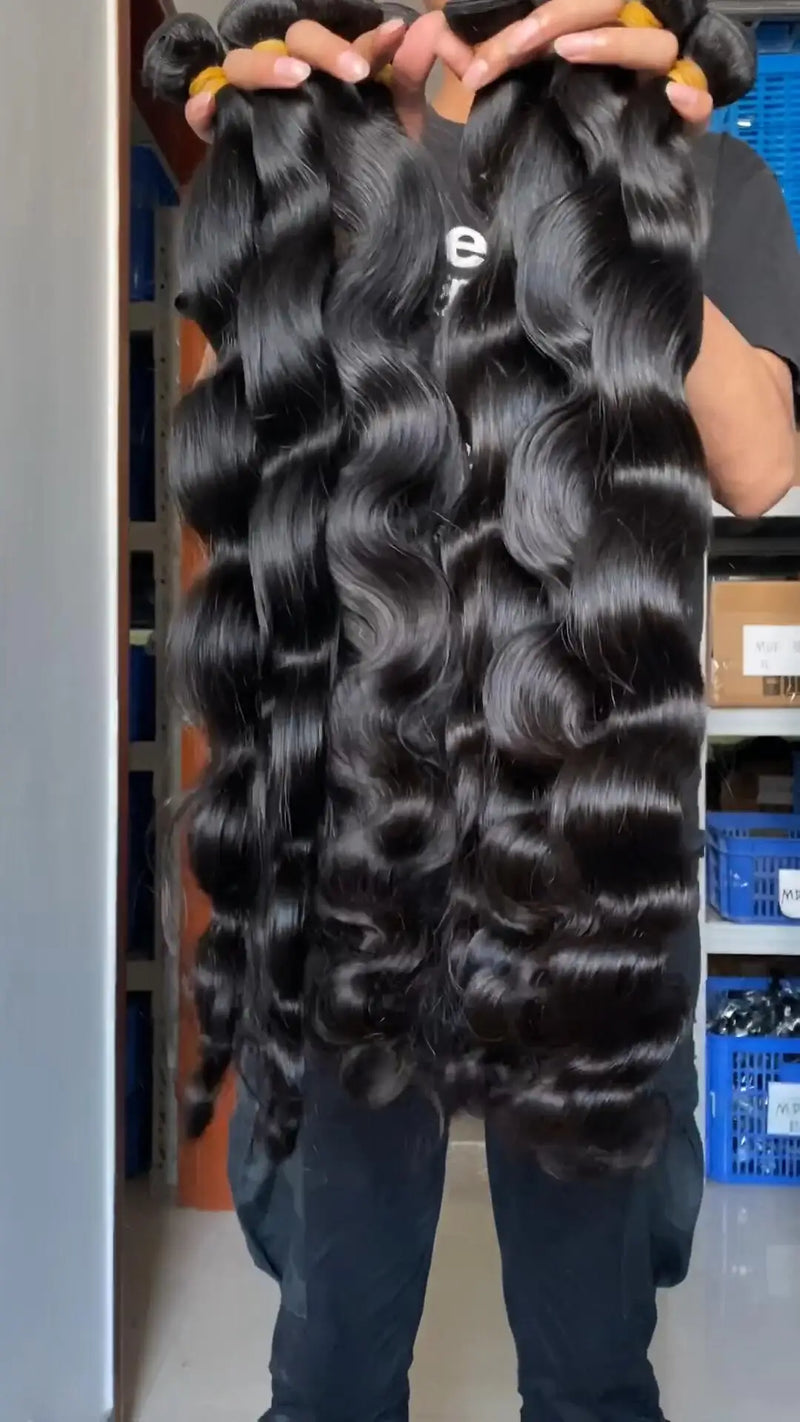 Berrys Fashion Top 10A Grade Virgin Hair Body Wave Extensions 10-34 Inch 1/3/4Pcs/Lot 100% Human Hair Weave - Alcoholic Hair