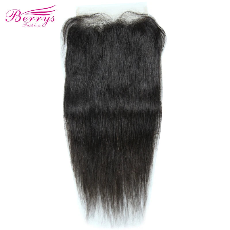 Brazilian 7x7 HD Closure - Straight Pre plucked - Transparent Lace Closure - Unprocessed Human Hair Extensions - Alcoholic Hair