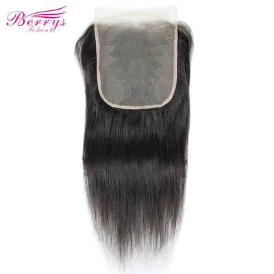 Brazilian 7x7 HD Closure - Straight Pre plucked - Transparent Lace Closure - Unprocessed Human Hair Extensions - Alcoholic Hair