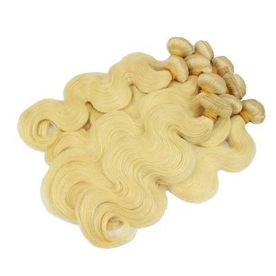 Blonde #613 Virgin Hair Body Wave 100% Human Hair 3 Bundles Body Wave Virgin Human Hair Weft Berrys Fashion - Alcoholic Hair