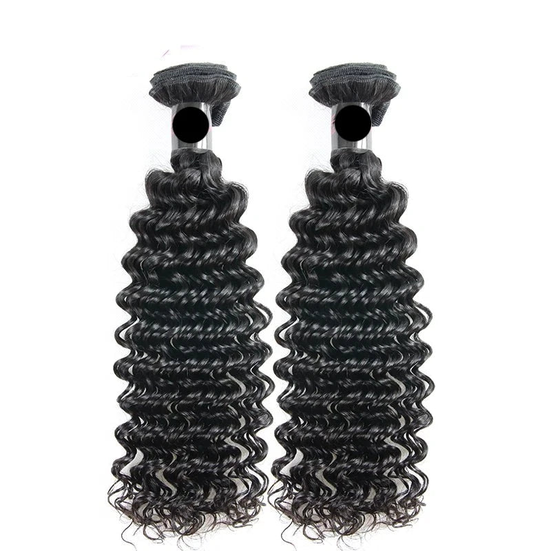Deep Wave Brazilian Virgin Hair Weave Bundles Deals 3PCS/Lot 100% Unprocessed Human Hair Extensions Berrys Fashion Hair Weaving - Alcoholic Hair