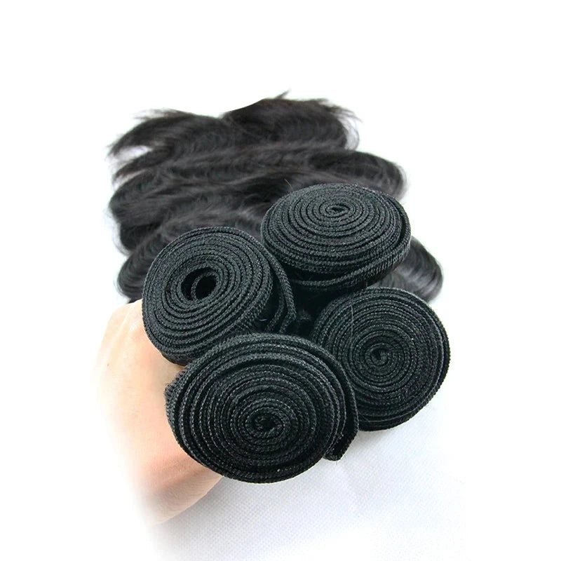 Indian Hair Body Wave - 100% Virgin Hair Unprocessed - 4pcs/lot 10-28 Inches - Alcoholic Hair