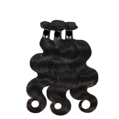 Berrys Fashion Peruvian Body Wave 10-28inch Unprocessed Virgin Hair Bundles 3 PCS/Lot 100% Human Hair Extensions Natural Color - Alcoholic Hair