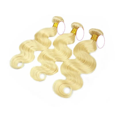 Blonde #613 Virgin Hair Body Wave 100% Human Hair 3 Bundles Body Wave Virgin Human Hair Weft Berrys Fashion - Alcoholic Hair