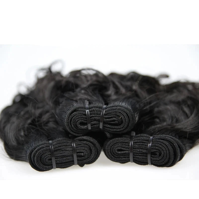 Berrys Fashion Peruvian Virgin Hair Water Wave Bundles Deals 3PCS/Lot 100% Unprocessed Human Hair Weft Natural Color 10-28 Inch - Alcoholic Hair