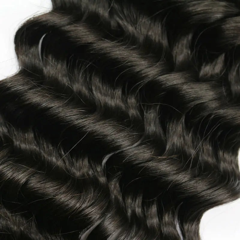 Berrys Fashion Deep Wave Bundles With 13x4 & 13x6 Frontal 10-28inch 100% Unprocessed Malaysia Human Hair Weave - Alcoholic Hair