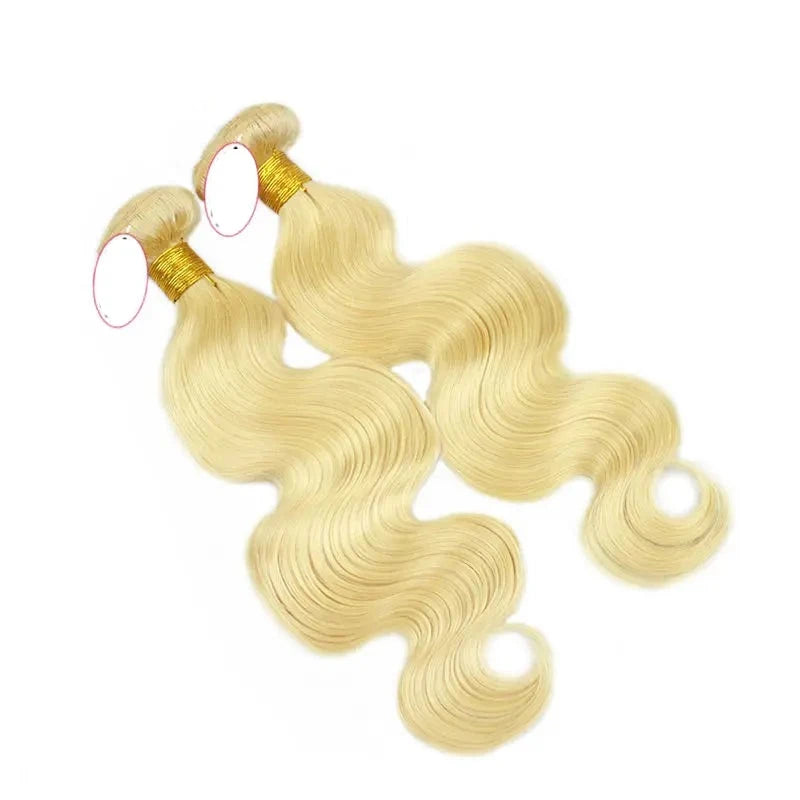Peruvian Body Wave Blonde Hair weave 1/3/4PC 100% Human Hair Bundles 100g #613 Color 12-28 Virgin Hair Extensions Berrys Fashion - Alcoholic Hair