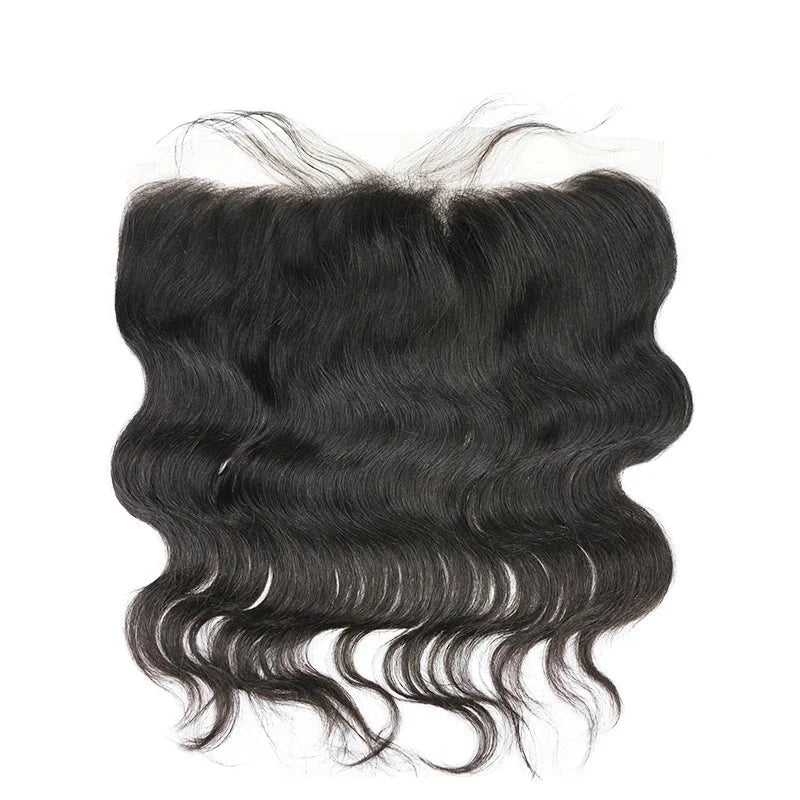 Peruvian Body Wave - 3 Bundles with Frontal - 100% Human Hair Extension, 10-28 inches - Alcoholic Hair