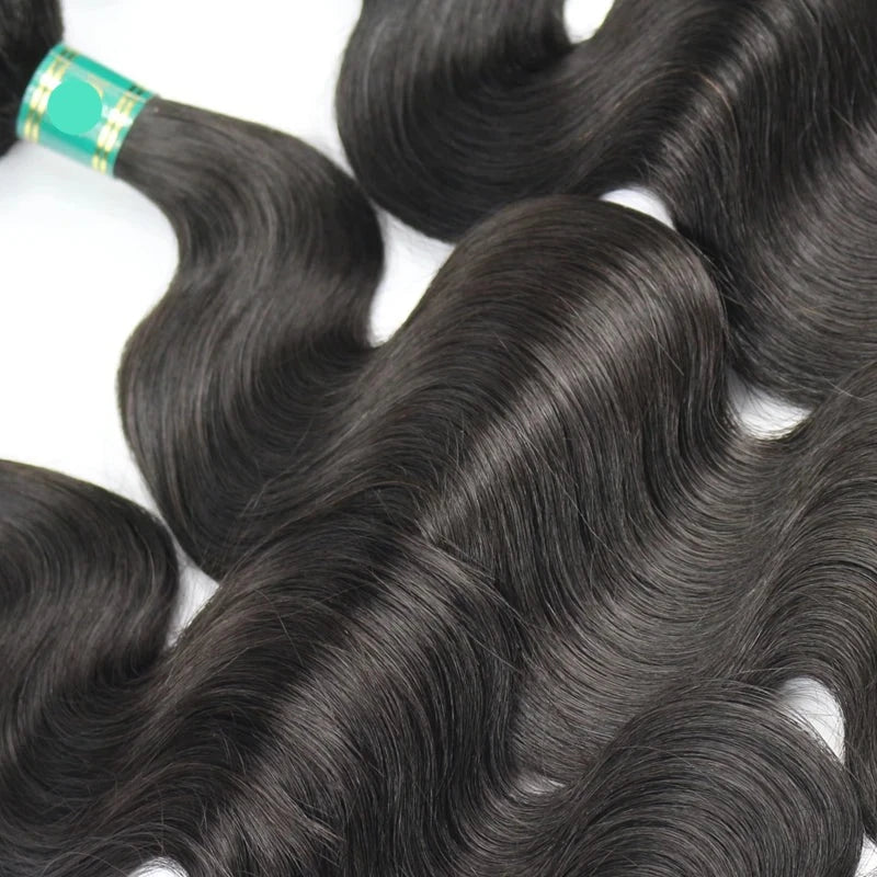 Berrys Fashion 4 Bundles Deal  Peruvian Body Wave  Virgin Hair Weave Nature 1B 100% Human Hair Extension 10-28inch Free Shipping - Alcoholic Hair