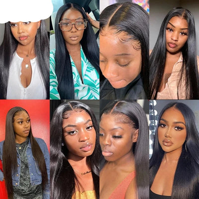 Fast Shipping 3-4 Days Straight 3 Bundles Deal Human Hair Natural Black Color 10-28 inch Remy Brazilian Weave Human Hair - Alcoholic Hair