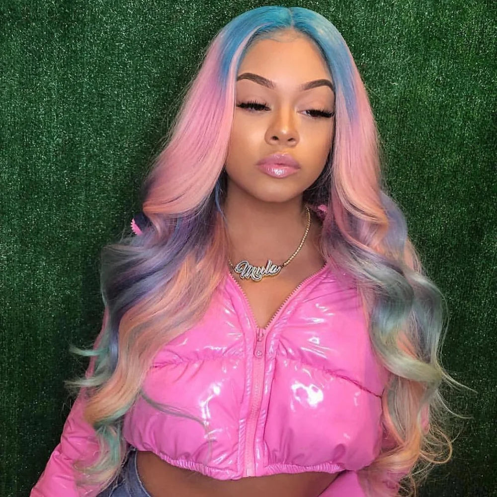 613 Blonde Hair Brazilian Human Hair Body Wave 3PCS Bundles with Frontal 13x4 Hair wave Virgin Hair Extensions Berrys Fashion - Alcoholic Hair