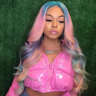 613 Blonde Hair Brazilian Human Hair Body Wave 3PCS Bundles with Frontal 13x4 Hair wave Virgin Hair Extensions Berrys Fashion - Alcoholic Hair