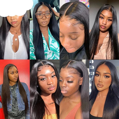 6x6 HD Lace Closure Brazilian Straight Virgin Hair 5x5 Transparent Lace Closure Prepluncked Closure Unprocessed Extensions Hair - Alcoholic Hair