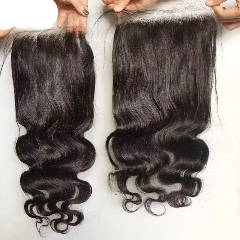 Brazilian Body Wave - Loose Deep Wave- 7x7 HD Lace Closure - Transparent Lace Closure - Unprocessed Pre plucked - Alcoholic Hair