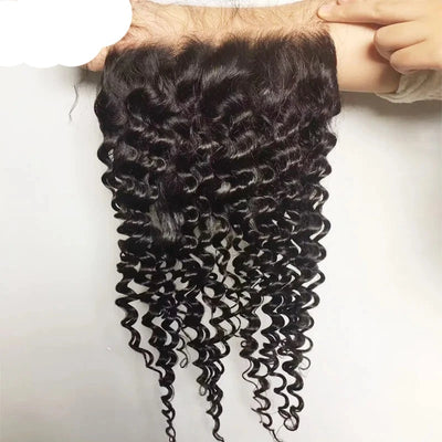 Brazilian Body Wave - Loose Deep Wave- 7x7 HD Lace Closure - Transparent Lace Closure - Unprocessed Pre plucked - Alcoholic Hair