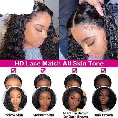 Loose Wave 13x6 HD Lace Frontal Fast Shipping 3-4 Days Small Knot Natural Hairline Indian Virgin Hiar  Transparent Lace Frontal - Alcoholic Hair