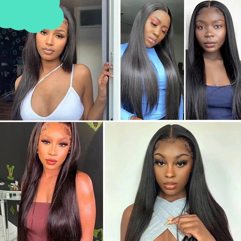 Berrys Fashion 5x5 Lace Closure With Bundles Peruvian Straight Bundles 10-30Inch Long Human Hair Weave Bundles With 4x4 Lace - Alcoholic Hair