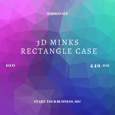 3D Mink Lashes - Rectangle Case - Alcoholic Hair