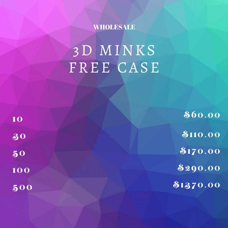3D Mink Lashes - Free Case - Alcoholic Hair