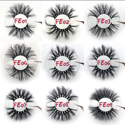 25 mm Mink Lashes- Square Case - Alcoholic Hair