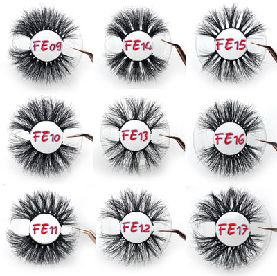25 mm Mink Lashes- Square Case - Alcoholic Hair