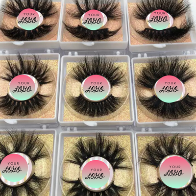 25 mm Mink Lashes- Square Case - Alcoholic Hair